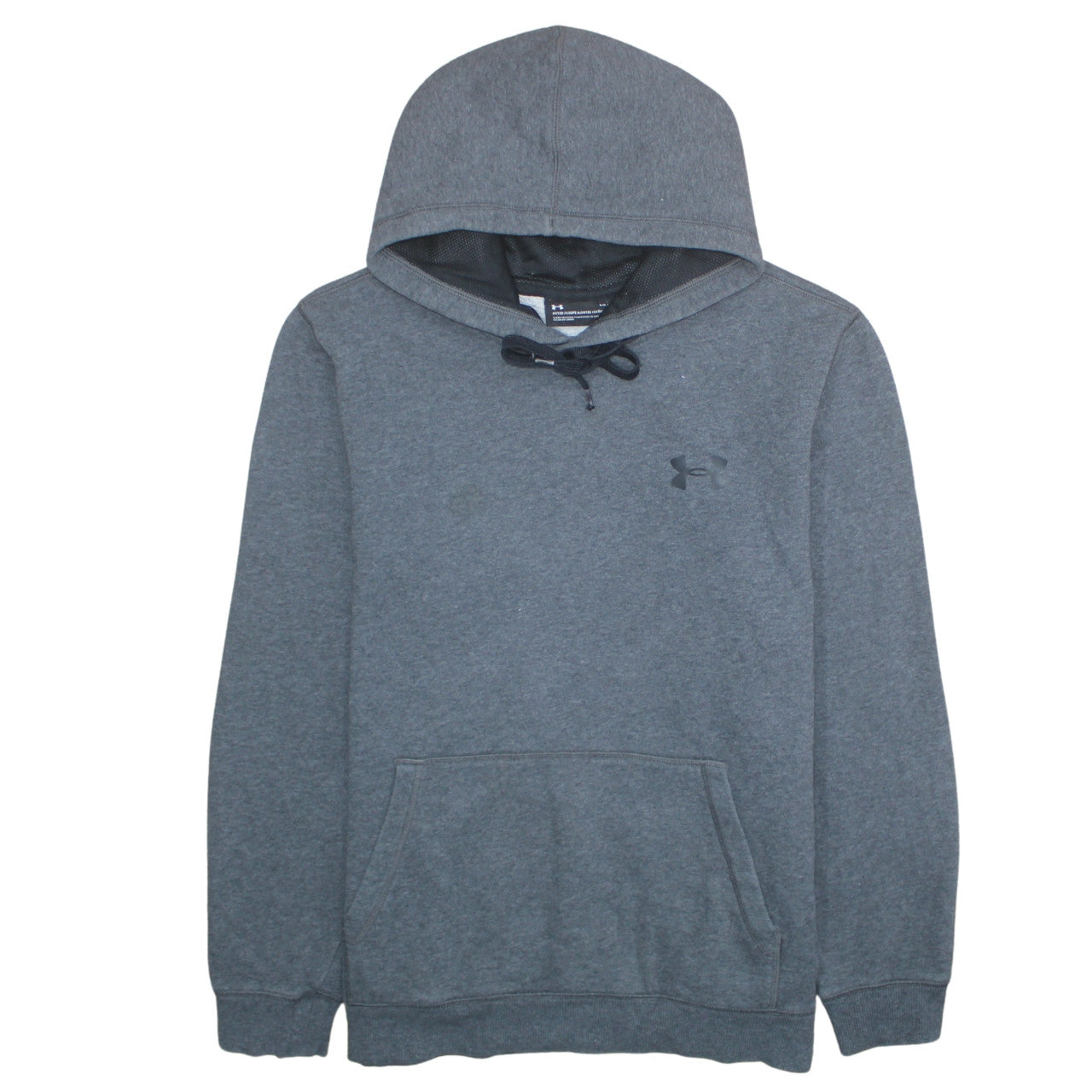 Mens UK Size L Under Armour Grey Pullover Hoodie