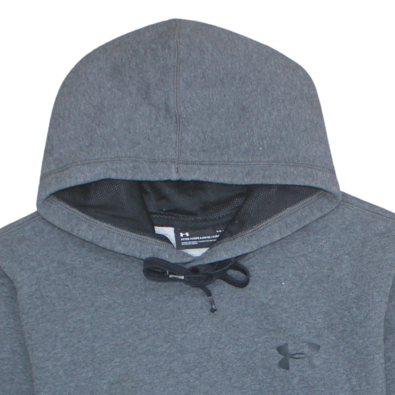 Mens UK Size L Under Armour Grey Pullover Hoodie