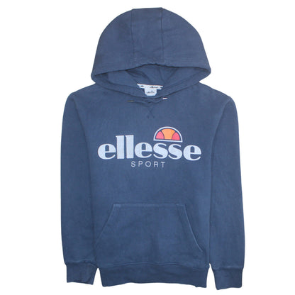Mens UK Size S Ellesse Blue Pullover Hoodie