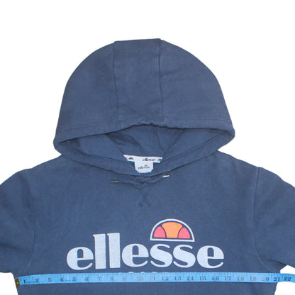 Mens UK Size S Ellesse Blue Pullover Hoodie