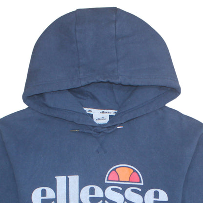 Mens UK Size S Ellesse Blue Pullover Hoodie