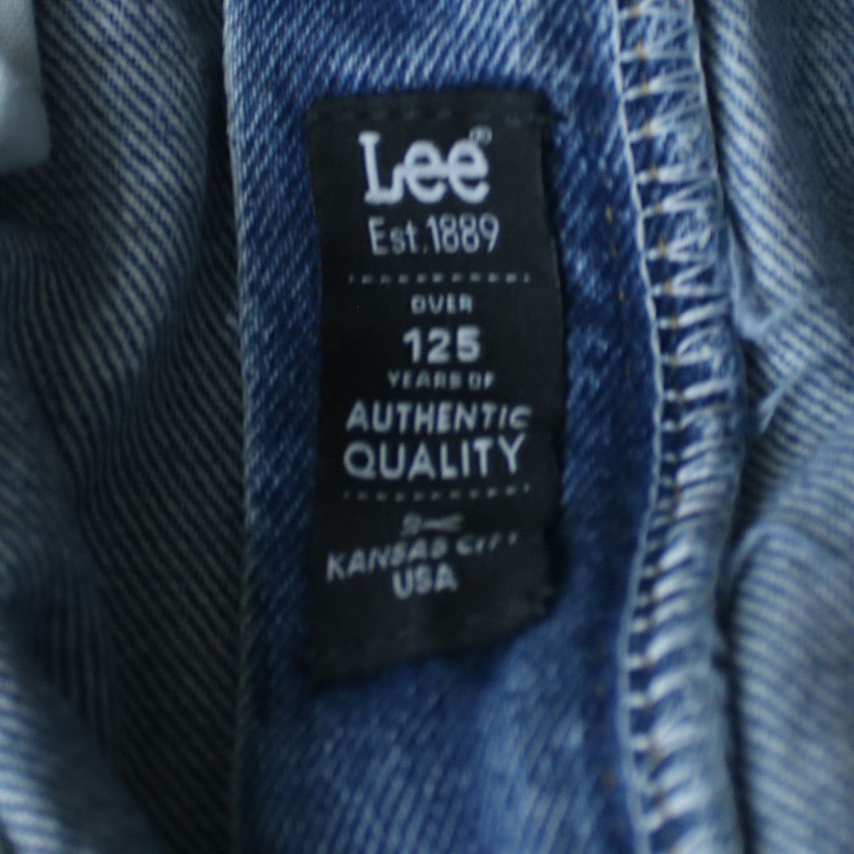 Lee Men's Blue Regular Fit Straight Denim Jeans