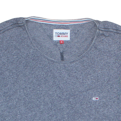 Tommy Jeans Men's Grey XL Crew Neck Cotton T-Shirt