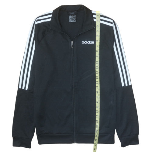 Mens UK Size S Adidas Black Full Zip Sweatshirt