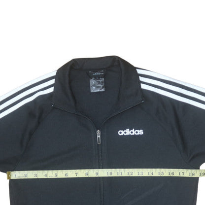 Mens UK Size S Adidas Black Full Zip Sweatshirt