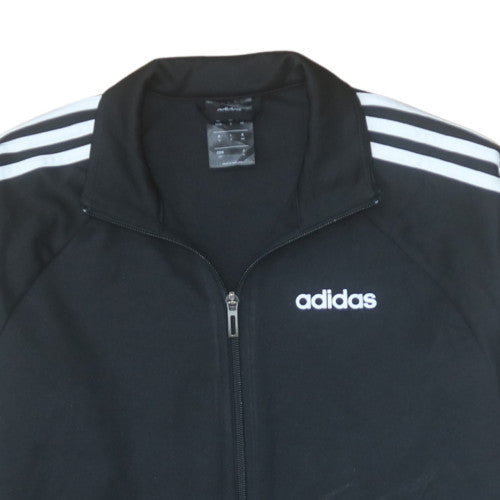 Mens UK Size S Adidas Black Full Zip Sweatshirt