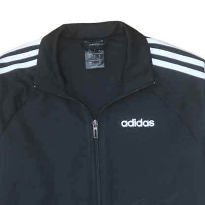 Mens UK Size S Adidas Black Full Zip Sweatshirt