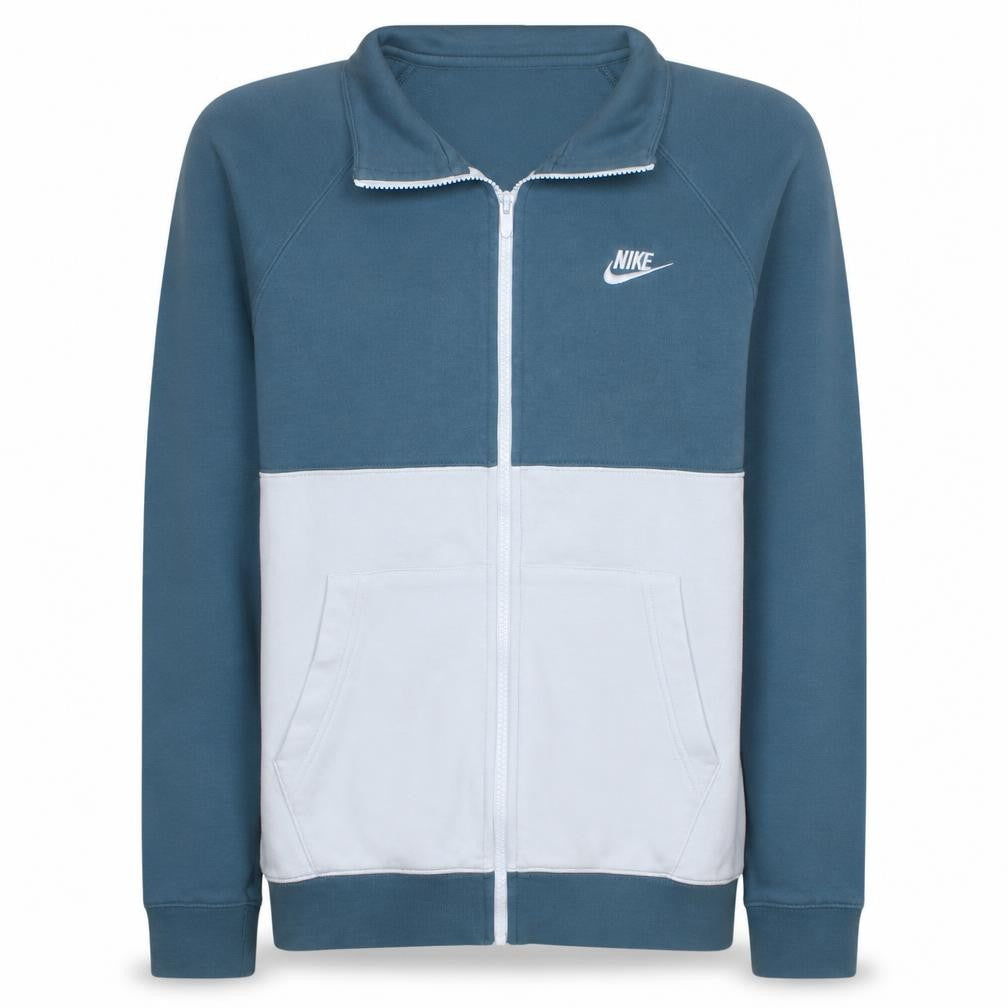 Mens UK Size S Nike Blue Full Zip Sweatshirt