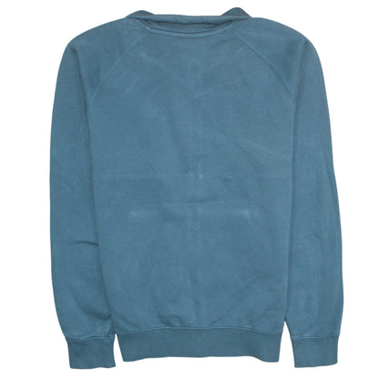 Mens UK Size S Nike Blue Full Zip Sweatshirt