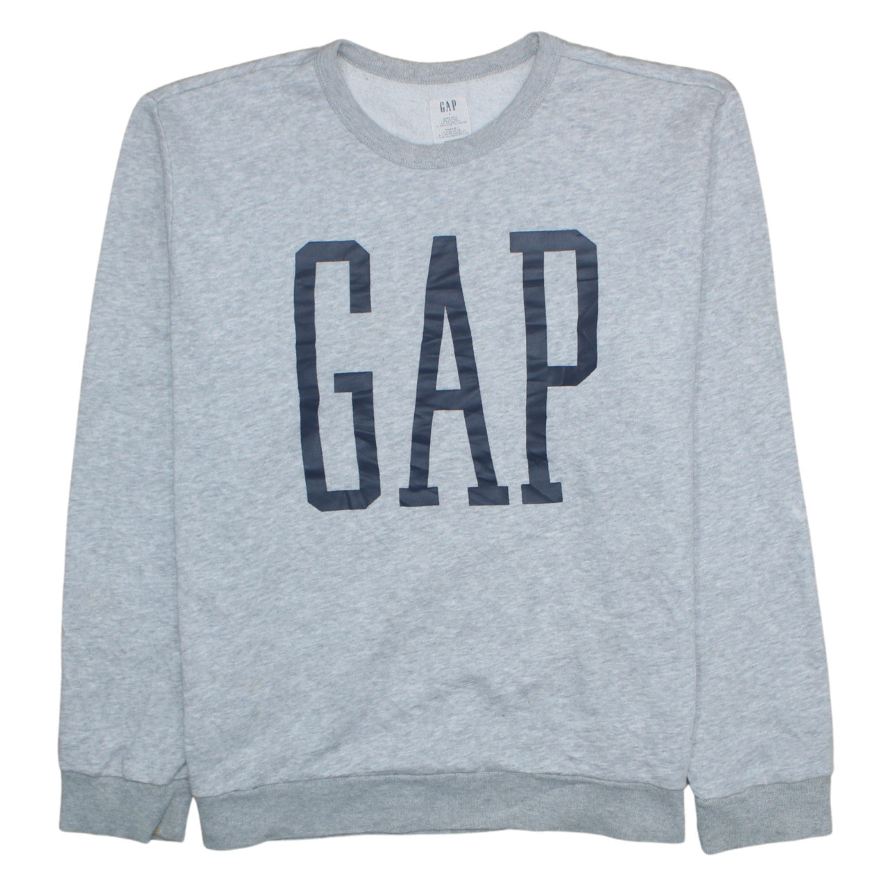 Mens UK Size L GAP Grey Pullover Sweatshirt