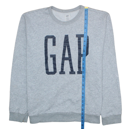 Mens UK Size L GAP Grey Pullover Sweatshirt