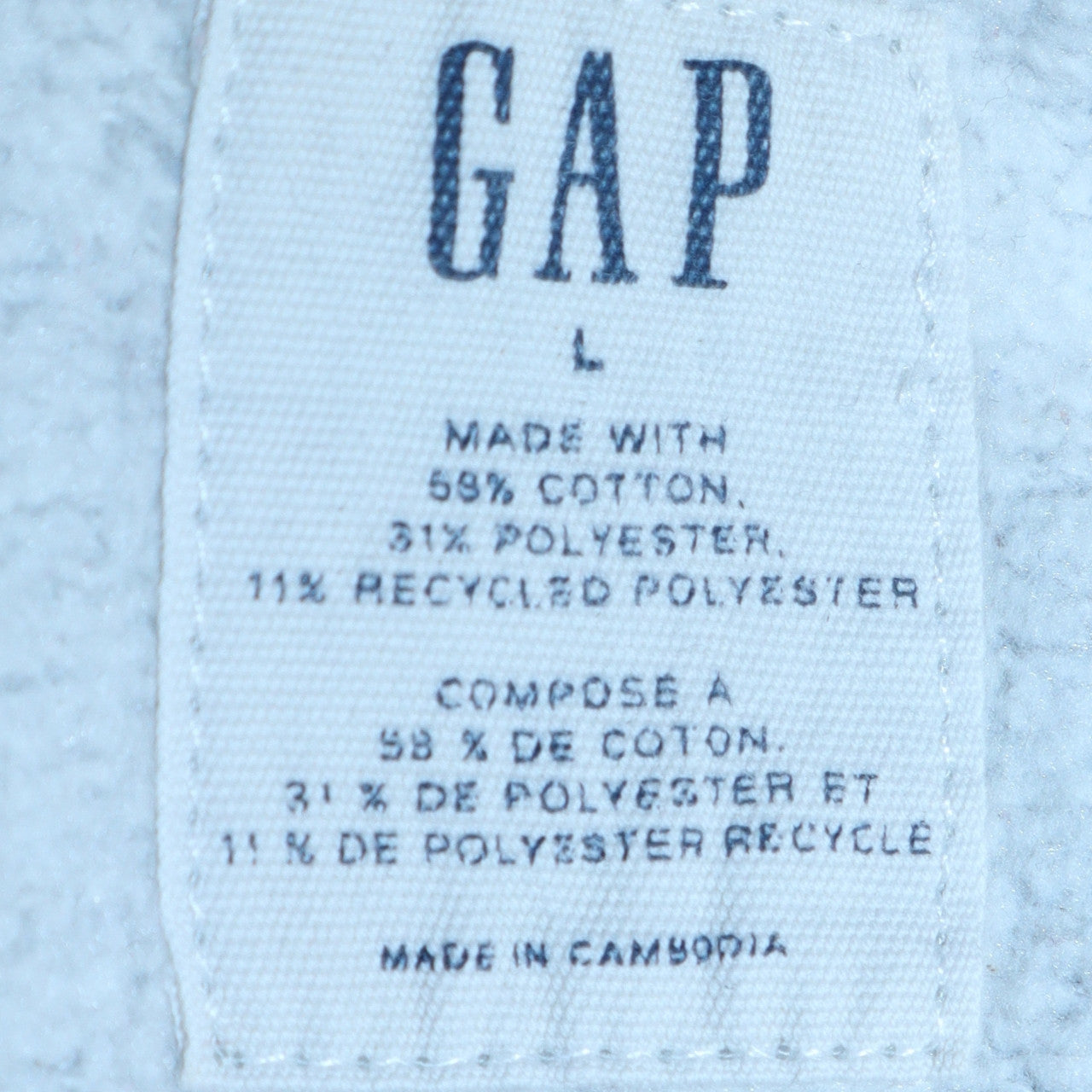 Mens UK Size L GAP Grey Pullover Sweatshirt