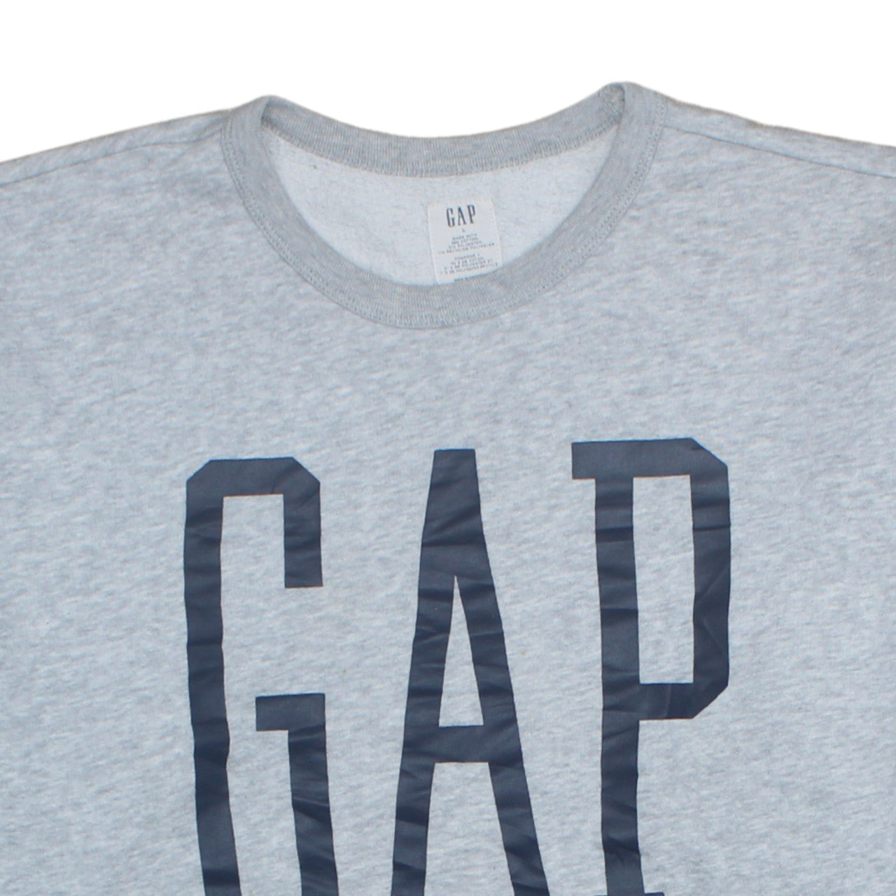 Mens UK Size L GAP Grey Pullover Sweatshirt