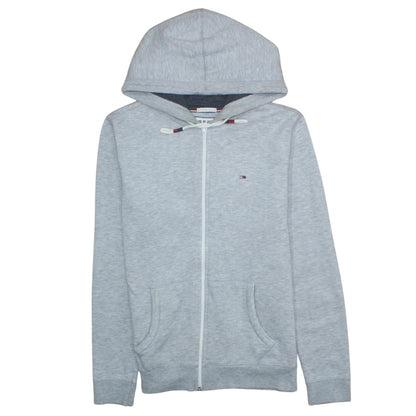 Mens UK Size M Hilfiger Denim Grey Full Zip Hoodie