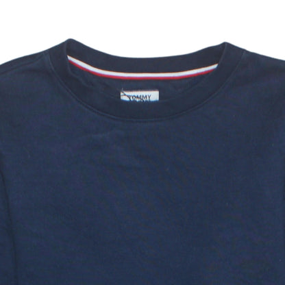 Mens UK Size XS Tommy Jeans Blue Pullover Sweatshirt