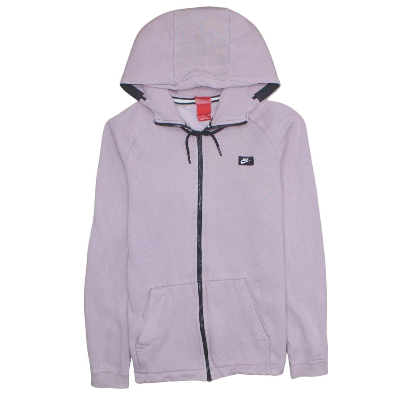 Womens UK Size S Nike Purple Full Zip Hoodie