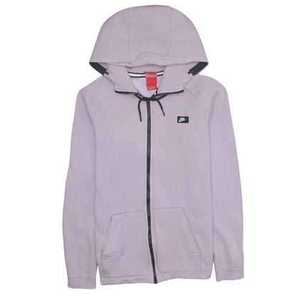 Womens UK Size S Nike Purple Full Zip Hoodie