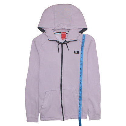 Womens UK Size S Nike Purple Full Zip Hoodie