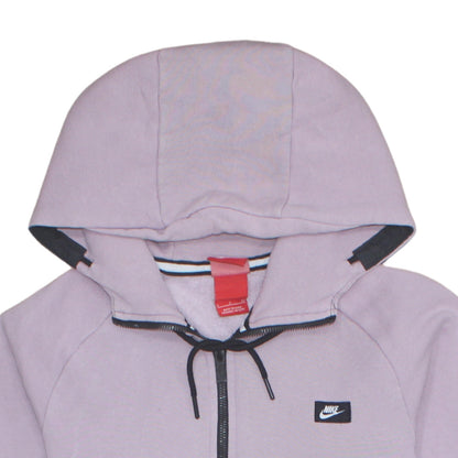 Womens UK Size S Nike Purple Full Zip Hoodie