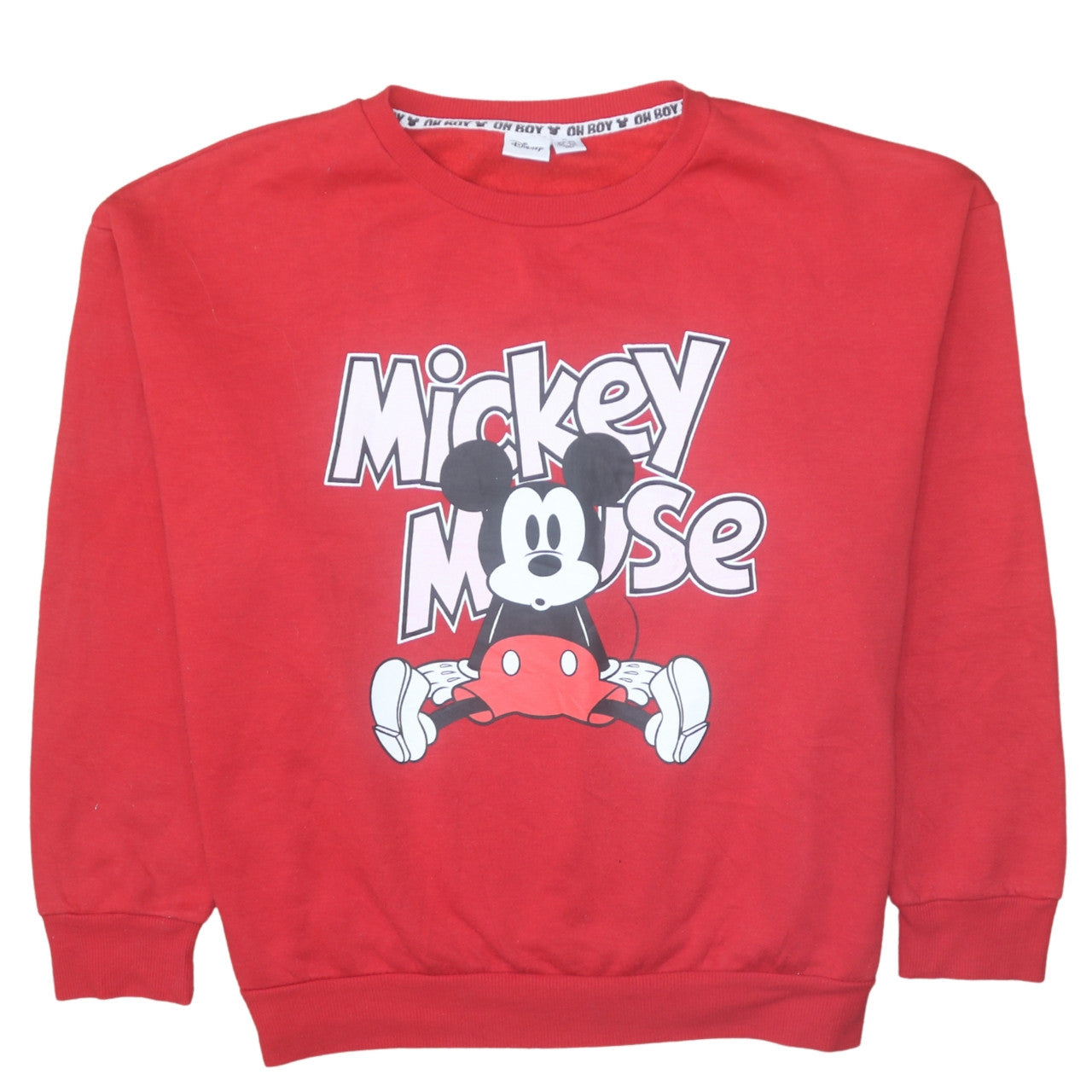 Womens UK Size XL Disney Red Pullover Sweatshirt