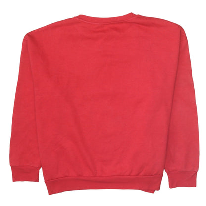 Womens UK Size XL Disney Red Pullover Sweatshirt