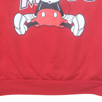 Womens UK Size XL Disney Red Pullover Sweatshirt