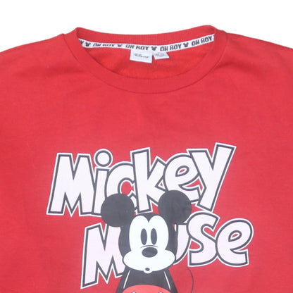 Womens UK Size XL Disney Red Pullover Sweatshirt