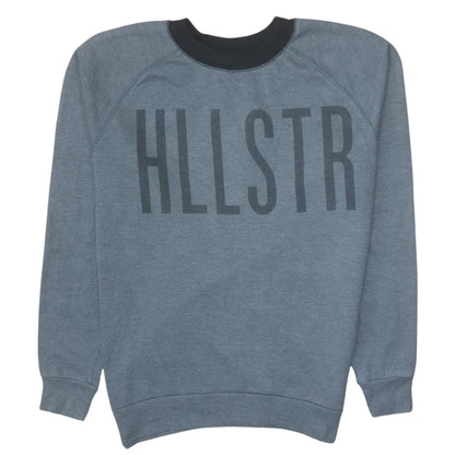 Mens UK Size XS Hollister Grey Pullover Sweatshirt