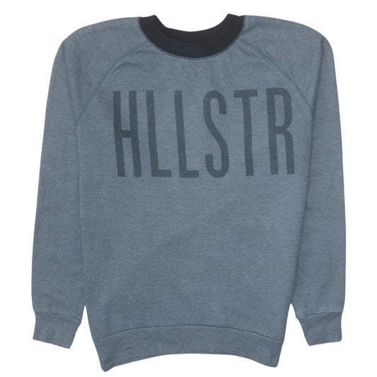 Mens UK Size XS Hollister Grey Pullover Sweatshirt