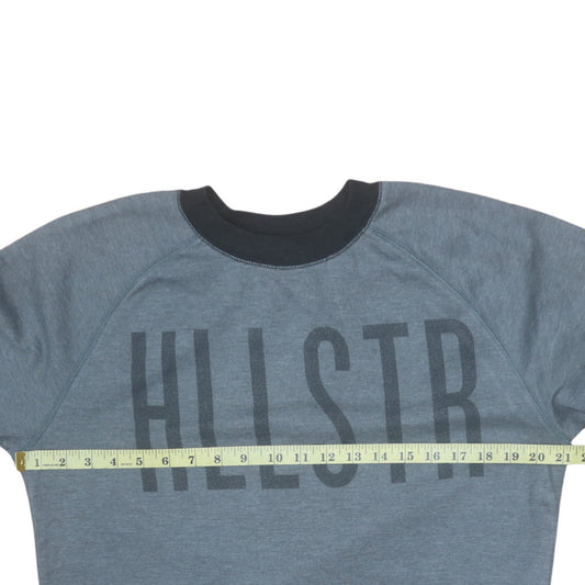 Mens UK Size XS Hollister Grey Pullover Sweatshirt