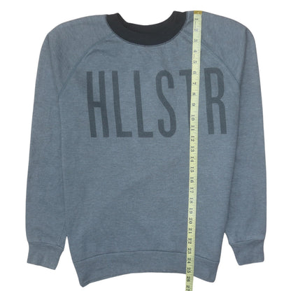 Mens UK Size XS Hollister Grey Pullover Sweatshirt