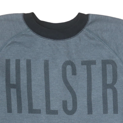 Mens UK Size XS Hollister Grey Pullover Sweatshirt