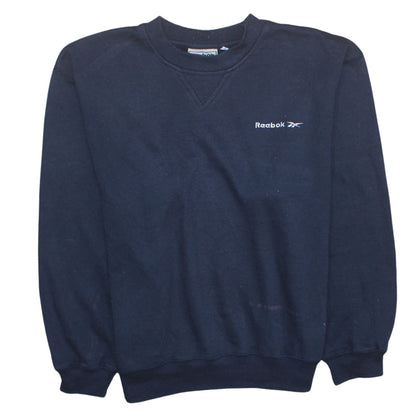 Mens UK Size S Reebok Blue Pullover Sweatshirt