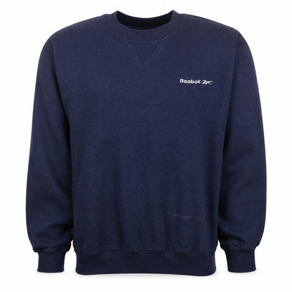 Mens UK Size S Reebok Blue Pullover Sweatshirt