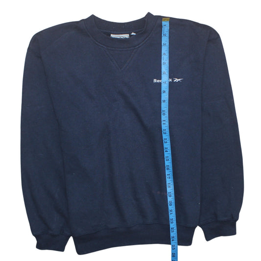 Mens UK Size S Reebok Blue Pullover Sweatshirt