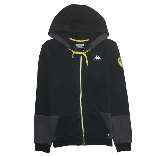 Mens UK Size M Kappa Black Full Zip Hoodie