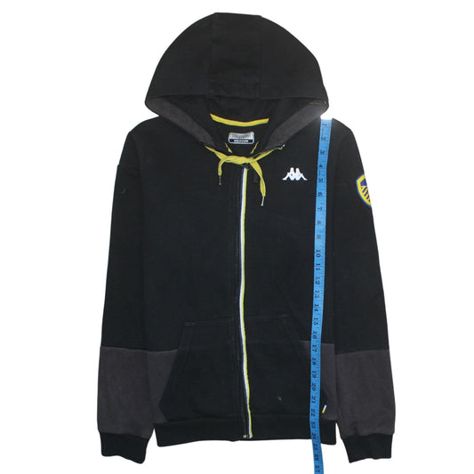 Mens UK Size M Kappa Black Full Zip Hoodie