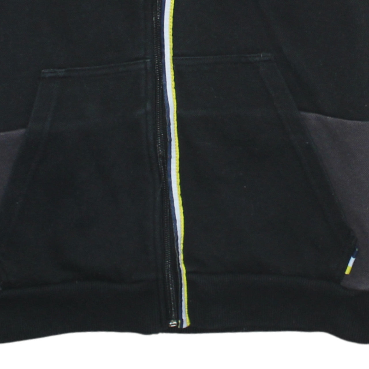 Mens UK Size M Kappa Black Full Zip Hoodie