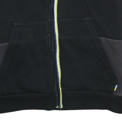 Mens UK Size M Kappa Black Full Zip Hoodie