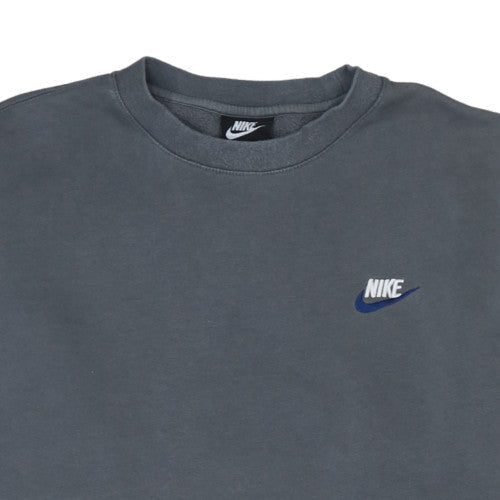 Mens UK Size M Nike Grey Pullover Sweatshirt