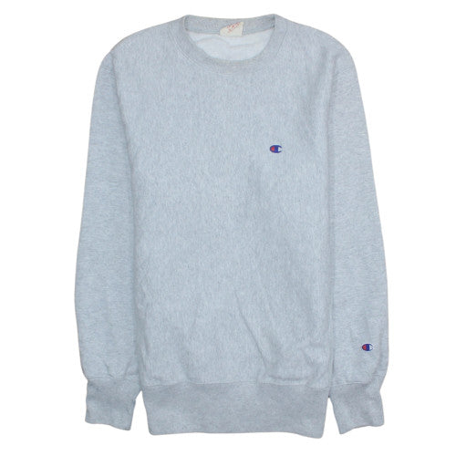 Mens UK Size L Champion Grey Pullover Sweatshirt