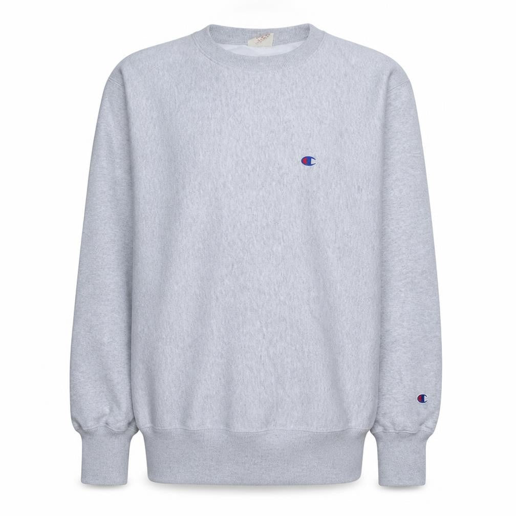 Mens UK Size L Champion Grey Pullover Sweatshirt