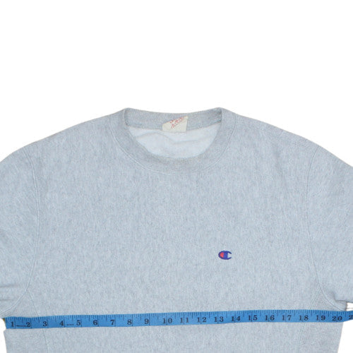 Mens UK Size L Champion Grey Pullover Sweatshirt