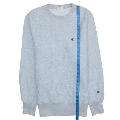 Mens UK Size L Champion Grey Pullover Sweatshirt