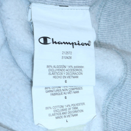 Mens UK Size L Champion Grey Pullover Sweatshirt
