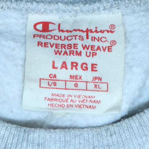 Mens UK Size L Champion Grey Pullover Sweatshirt