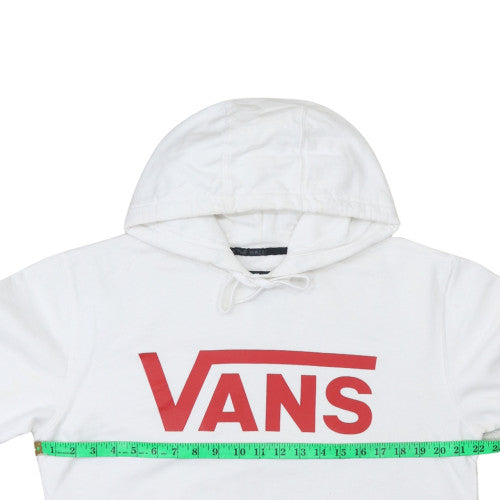 Mens UK Size M Vans White Pullover Hoodie