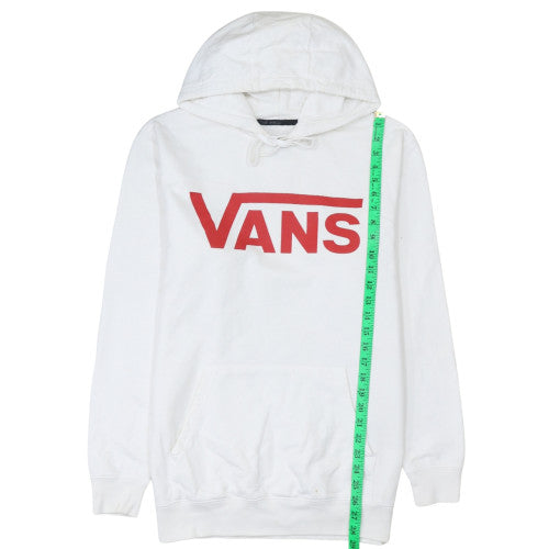 Mens UK Size M Vans White Pullover Hoodie