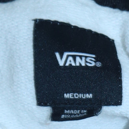 Mens UK Size M Vans White Pullover Hoodie