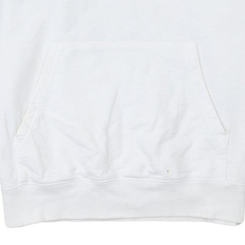 Mens UK Size M Vans White Pullover Hoodie